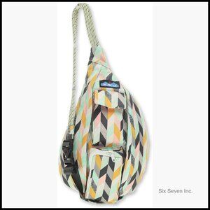 Mini Rope Sling Backpack, Durable Water-Resistant Polyester, Adjustable Strap